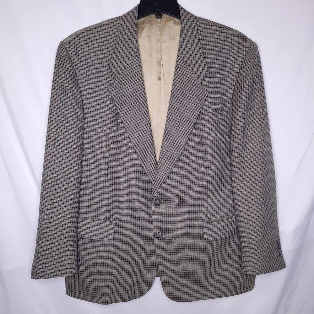 Givenchy Suit Blazer Mens 50R Brown Sport Coat Monsieur Single Breasted